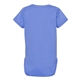 aerial view a carolina blue rabbit skins fine jersey infant lap shoulder creeper, image 2 of 3