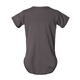 aerial view a charcoal rabbit skins fine jersey infant lap shoulder creeper, image 2 of 3