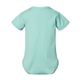 aerial view a chill rabbit skins fine jersey infant lap shoulder creeper, image 2 of 3