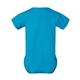 aerial view a cobalt rabbit skins fine jersey infant lap shoulder creeper, image 2 of 3