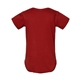 aerial view a garnet rabbit skins fine jersey infant lap shoulder creeper, image 2 of 3