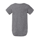 aerial view a granite heather rabbit skins fine jersey infant lap shoulder creeper, image 2 of 3