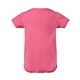 aerial view a hot pink rabbit skins fine jersey infant lap shoulder creeper, image 2 of 3