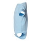aerial view a light blue rabbit skins fine jersey infant lap shoulder creeper, image 3 of 3