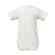 aerial view a natural heather rabbit skins fine jersey infant lap shoulder creeper, image 2 of 3