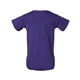 aerial view a purple rabbit skins fine jersey infant lap shoulder creeper, image 2 of 3