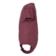 aerial view a vintage burgundy rabbit skins fine jersey infant lap shoulder creeper, image 3 of 3