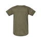 aerial view a vintage military green rabbit skins fine jersey infant lap shoulder creeper, image 2 of 3