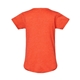 aerial view a vintage orange rabbit skins fine jersey infant lap shoulder creeper, image 2 of 3