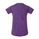 aerial view a vintage purple rabbit skins fine jersey infant lap shoulder creeper, image 2 of 3