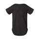 aerial view a vintage smoke rabbit skins fine jersey infant lap shoulder creeper, image 2 of 3
