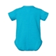 aerial view a vintage turquoise rabbit skins fine jersey infant lap shoulder creeper, image 2 of 3