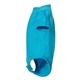 aerial view a vintage turquoise rabbit skins fine jersey infant lap shoulder creeper, image 3 of 3