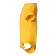aerial view a yellow rabbit skins fine jersey infant lap shoulder creeper, image 3 of 3