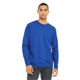 aerial view a true royal bella + canvas unisex drop shoulder fleece - 3945, image 1 of 4