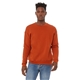 aerial view a brick bella + canvas unisex drop shoulder fleece - 3945, image 1 of 3