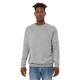 aerial view a athletic heather bella + canvas unisex drop shoulder fleece - 3945, image 1 of 7