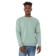 aerial view a dusty blue bella + canvas unisex drop shoulder fleece - 3945, image 1 of 7