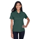 aerial view a forest core 365 ladies origin performance piqu polo with pocket, image 1 of 6