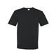 aerial view a black bayside usa - made midweight pocket t - shirt, image 1 of 3