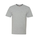 aerial view a dark ash bayside usa - made midweight pocket t - shirt, image 1 of 3