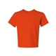 aerial view a burnt orange jerzees(r) 5.6 oz dri - power(r) active t - shirt, image 1 of 3