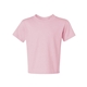 aerial view a classic pink jerzees(r) 5.6 oz dri - power(r) active t - shirt, image 1 of 3