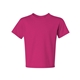 aerial view a cyber pink jerzees(r) 5.6 oz dri - power(r) active t - shirt, image 1 of 3