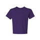 aerial view a deep purple jerzees(r) 5.6 oz dri - power(r) active t - shirt, image 1 of 3