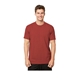 aerial view a heather teja next level unisex eco heavyweight t - shirt - 4600, image 1 of 4
