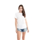 aerial view a white next level unisex eco heavyweight t - shirt - 4600, image 1 of 3