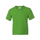 aerial view a electric green gildan(r) dryblend(r) 5.5 oz, 50/50 t - shirt, image 1 of 6