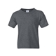 aerial view a dark heather gildan(r) dryblend(r) 5.5 oz, 50/50 t - shirt, image 1 of 6