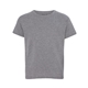 aerial view a graphite heather gildan(r) dryblend(r) 5.5 oz, 50/50 t - shirt, image 1 of 4