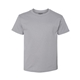 aerial view a gravel gildan(r) dryblend(r) 5.5 oz, 50/50 t - shirt, image 1 of 3