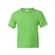 aerial view a lime gildan(r) dryblend(r) 5.5 oz, 50/50 t - shirt, image 1 of 6