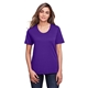 aerial view a campus purple core 365 ladies fusion chromasoft(tm) performance t - shirt, image 1 of 6