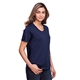 aerial view a classic navy core 365 ladies fusion chromasoft(tm) performance t - shirt, image 1 of 6