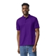 aerial view a purple gildan adult 50/50 jersey polo, image 1 of 6