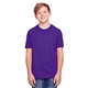 aerial view a campus purple core 365 youth fusion chromasoft performance t - shirt, image 1 of 6