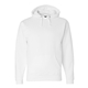 aerial view a white j america adult premium fleece pullover hood, image 1 of 4