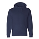 aerial view a true navy j america adult premium fleece pullover hood, image 1 of 3