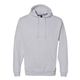aerial view a oxford j america adult premium fleece pullover hood, image 1 of 3