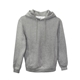 aerial view a heather grey threadfast apparel unisex ultimate fleece pullover hooded sweatshirt, image 1 of 3