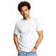 a white hanes 6.1 oz beefy - t(r) with pocket - 5190