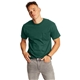 a deep forest hanes 6.1 oz beefy - t(r) with pocket - 5190