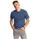 a denim blue hanes 6.1 oz beefy - t(r) with pocket - 5190