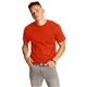 a orange hanes 6.1 oz beefy - t(r) with pocket - 5190