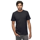 aerial view a black econscious 4.4 oz ringspun fashion t - shirt, image 1 of 3