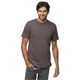 aerial view a charcoal econscious 4.4 oz ringspun fashion t - shirt, image 1 of 3